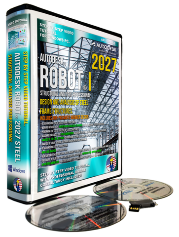 Autodesk Robot 2027 software package with DVD on a white background