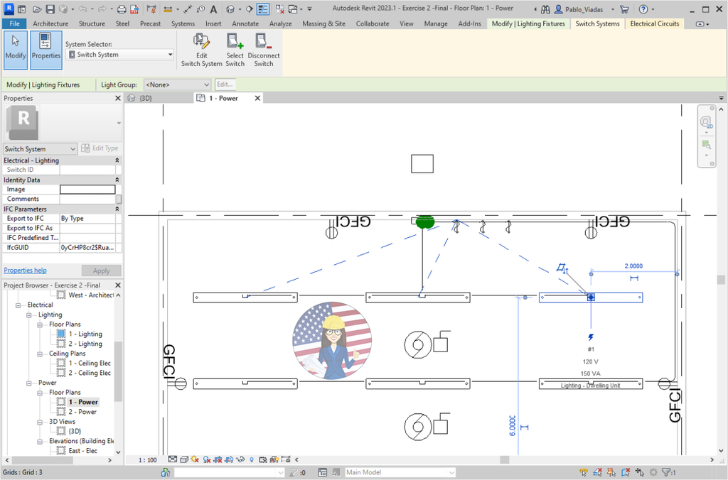 Desktop Electrical Module Revit Autodesk Revit MEP Electrical 2023 Essentials – Virginia E-Learning ...