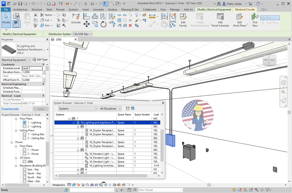 Autodesk Revit MEP Electrical 2023 Essentials – Virginia E-Learning ...